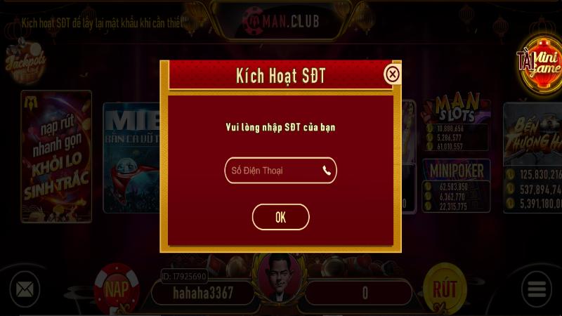 Tính năng bảo mật tại Manclub luôn đặt lên hàng đầu