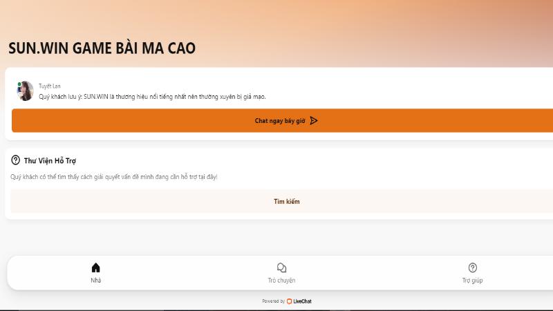 Dịch vụ CSKH Sunwin giải đáp mọi thắc mắc 24/7