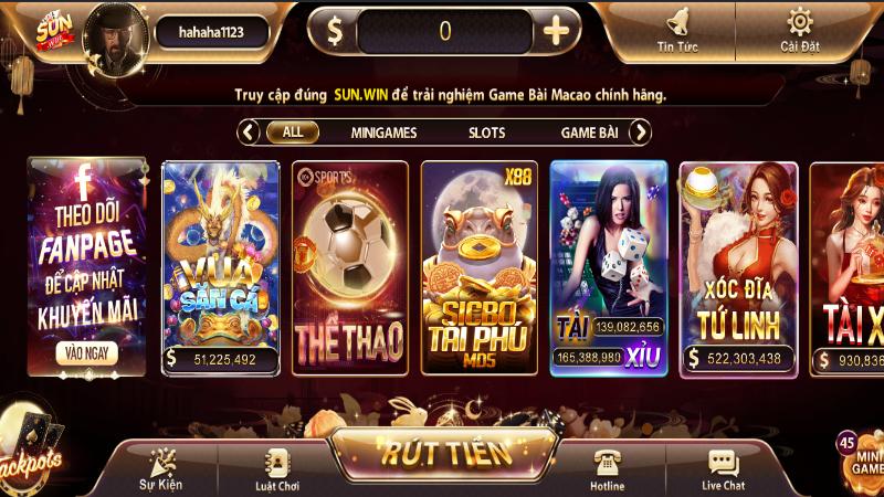 Giới thiệu khái quát về cổng game đổi thưởng Sunwin