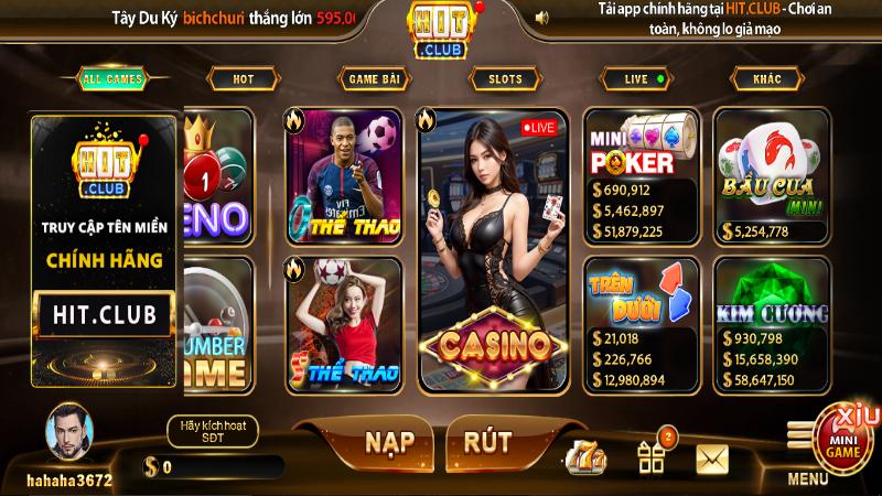 Giới thiệu vài nét khái quát về cổng game Hitclub