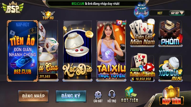 Lịch sử hình thành của thương hiệu trực tuyến B52club