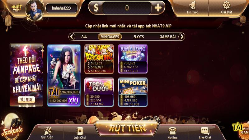 Minigame cung cấp hàng loạt sản phẩm chất lượng