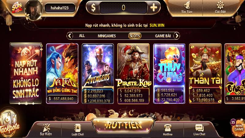 Sảnh game slot cung cấp hàng loạt siêu phẩm chất lượng