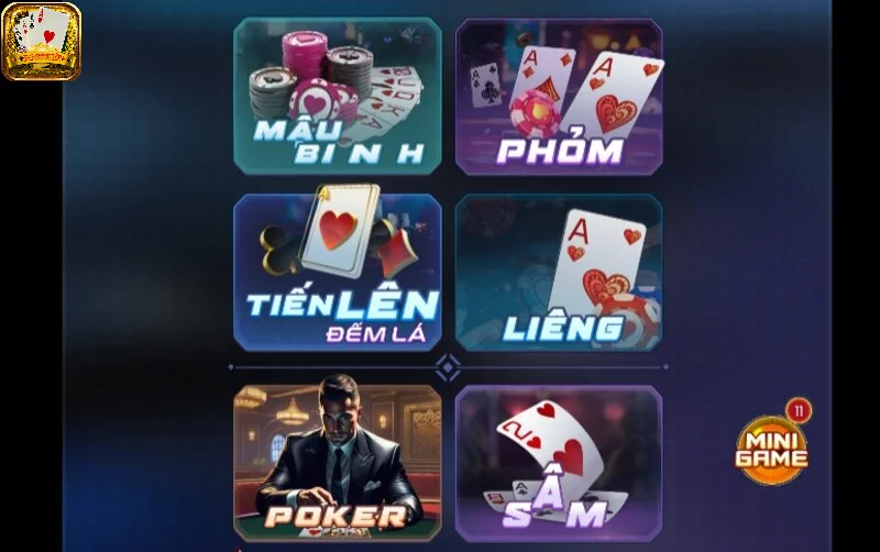 Đầy đủ các game bài đổi thưởng ăn khách hiện nay