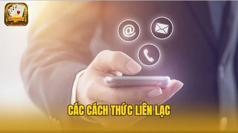 Các phương thức liên hệ mà trang web đang hỗ trợ
