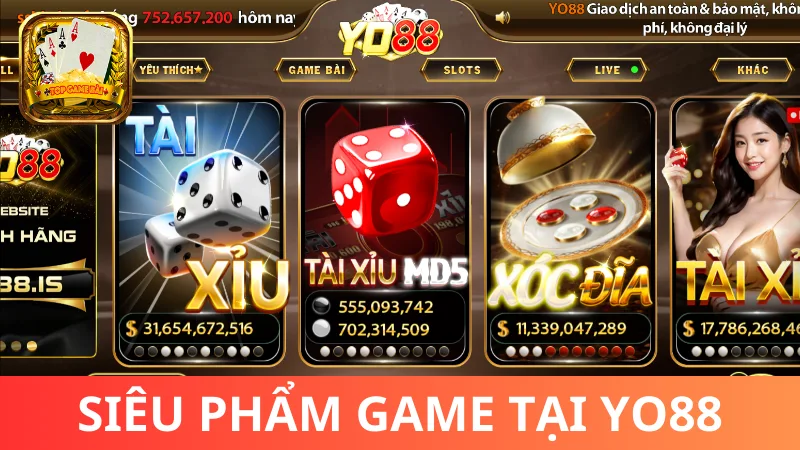 Các siêu phẩm tại Yo88 đổi thưởng, chất lượng nhất