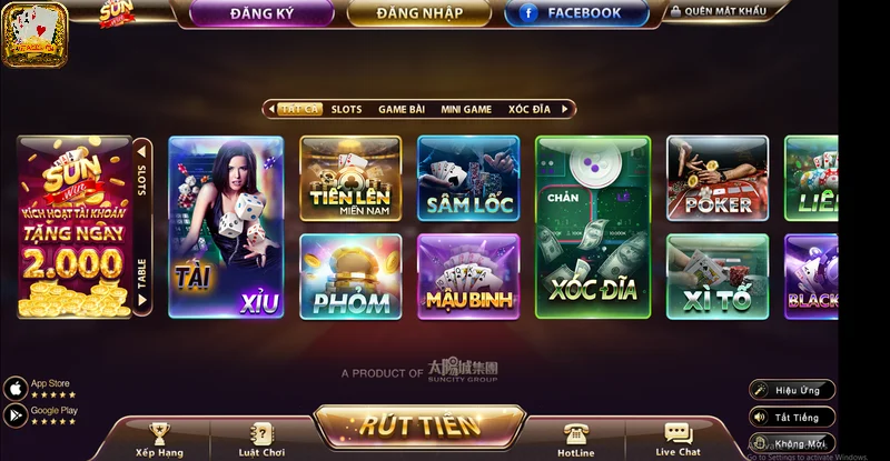 Cổng game bài Sunwin uy tín nhất