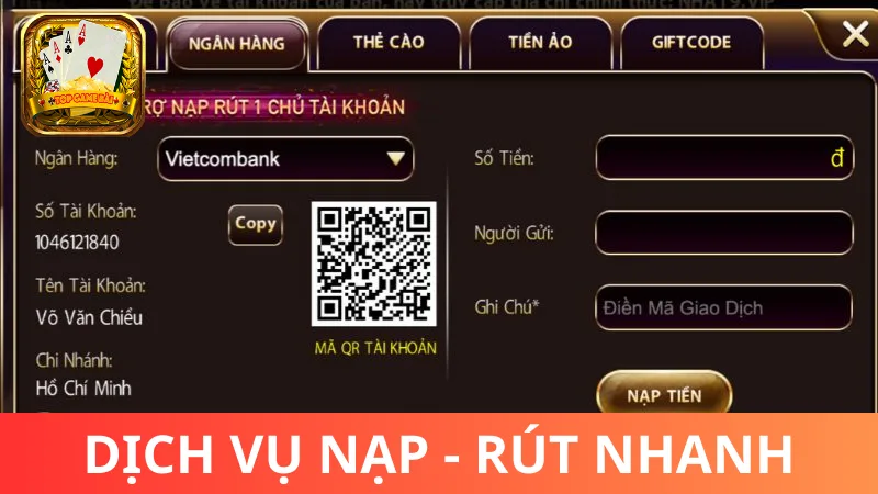 Đánh giá về nạp rút tại Nhat Vip game bài