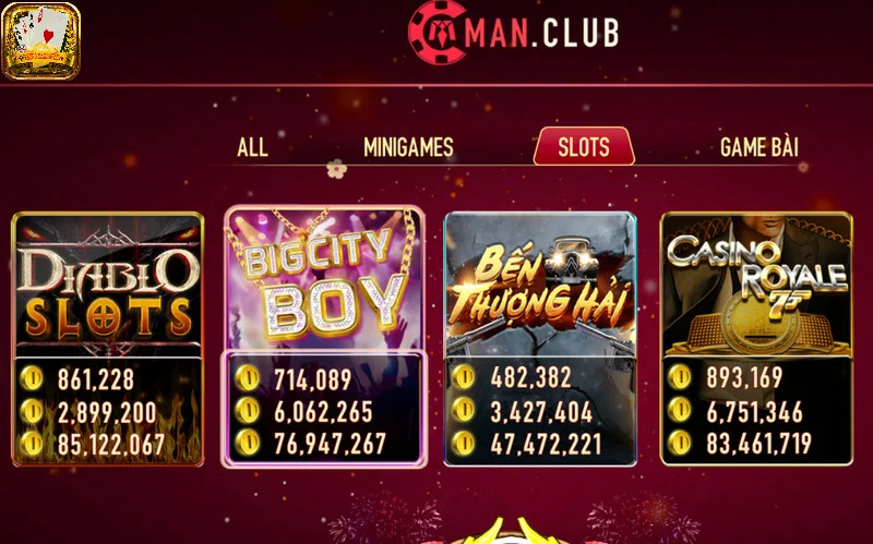 Săn Jackpot đổi đời tại sảnh Nổ hũ Manclub