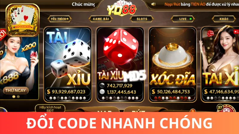 Hướng dẫn đổi giftcode Yo88 mới nhất