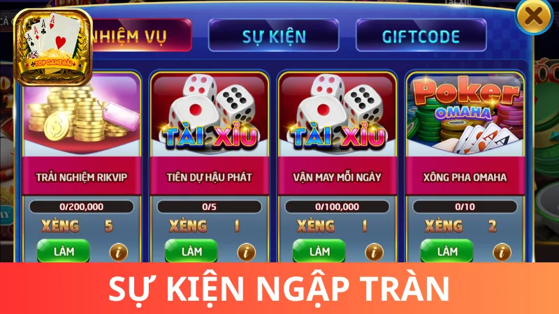 Khuyến mãi và code Rikvip mới nhất