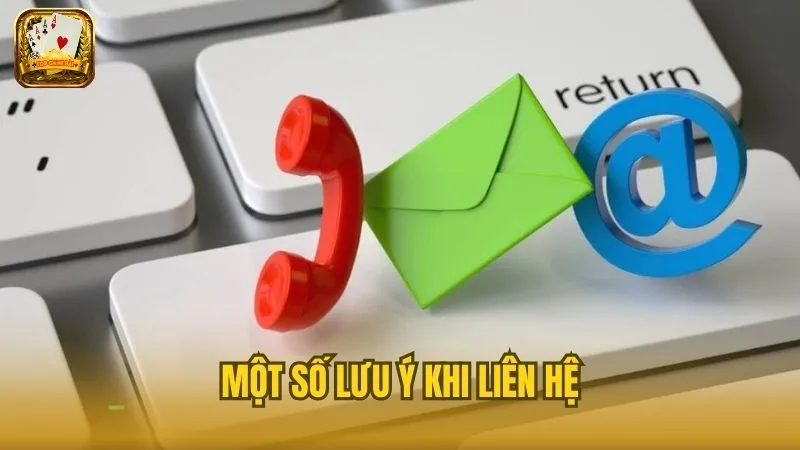 Một số điều cần lưu ý khi liên hệ với trang web