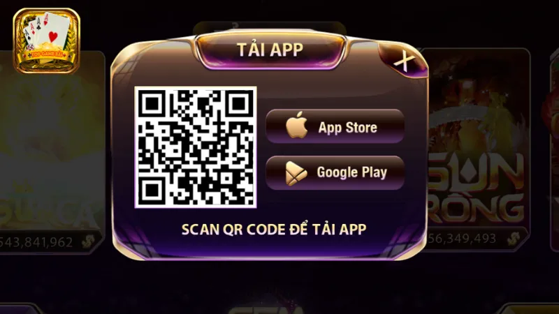 Tải app Gemwin và link vào cổng game chính thức