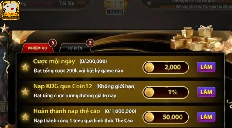 Theo dõi thông báo từ cổng game để nhận quà tặng