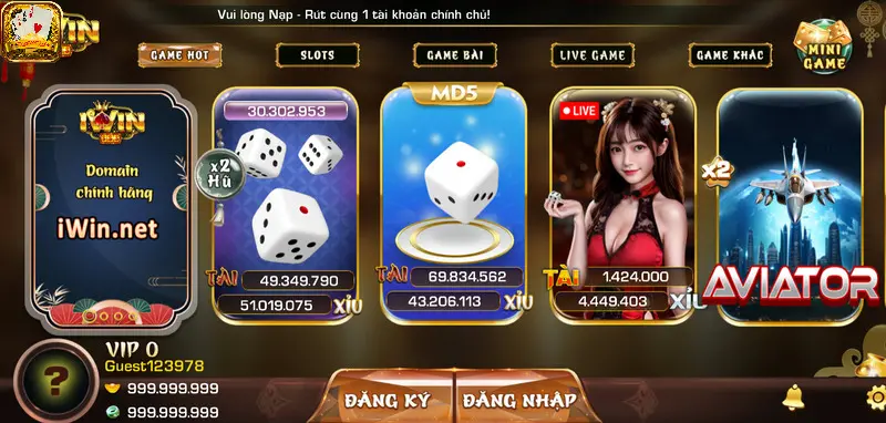 Cổng game nổi tiếng với các sảnh game bài xanh chín