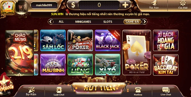 Trải nghiệm thực tế kho game bài đẳng cấp nhất tại Sun win