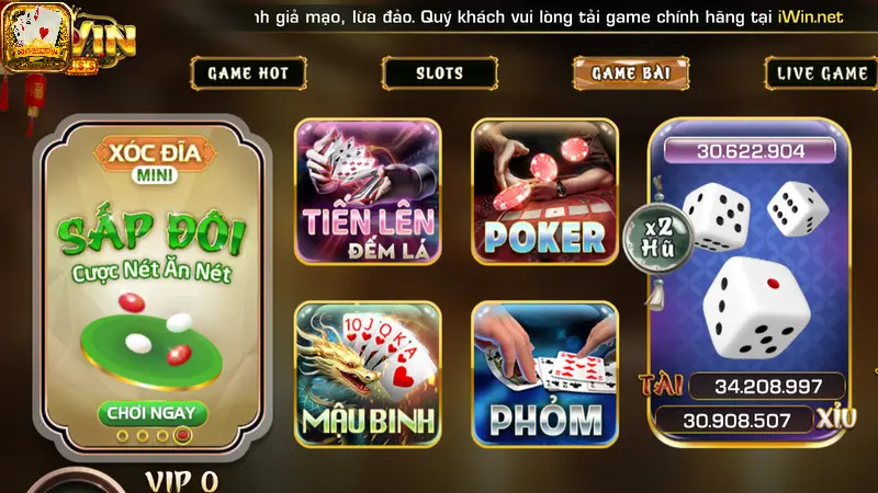 Xanh chín với các game bài ăn khách